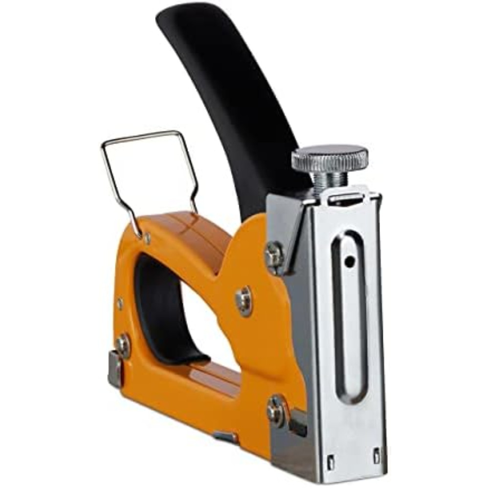 Relaxdays Sparapunti Professionale, Industriale, 500 Graffette, Pressione Regola