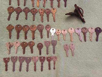LOT OF 52 OLD VINTAGE ANTIQUE KEYS, DOOR, LOCKs | eBay