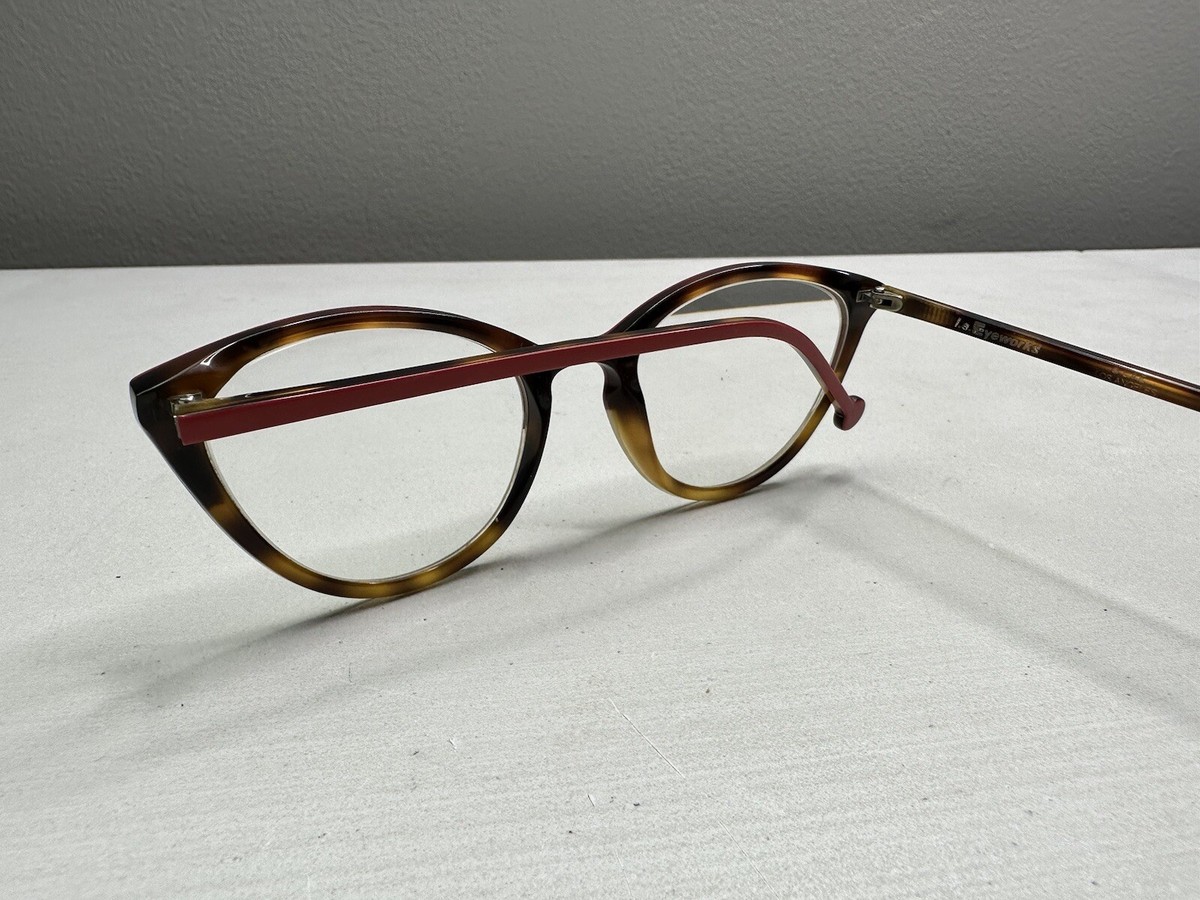 l.a.Eyeworks Birdy 364 Eyeglass Frames Brown Purple Geometric Handmade Italy L a Eyeworks - Etsy Australia main image 3