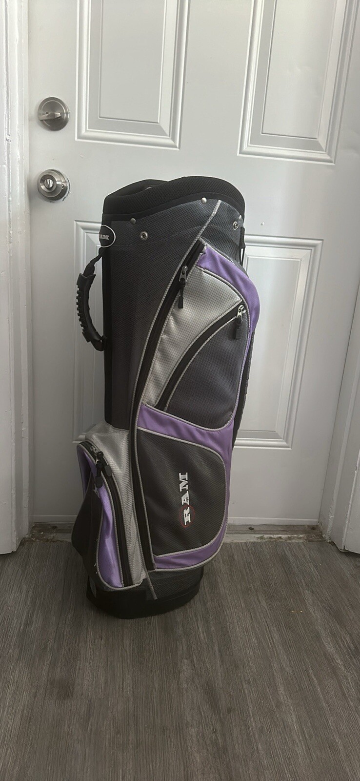 Bag With Matching Club Covers And Rain Cover 6 Way Nice!