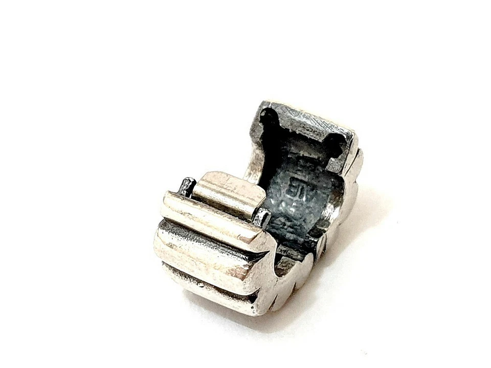 Pandora Clip Stopper Element Gerippt Sterling Silber 925 - Bild 2 von 2
