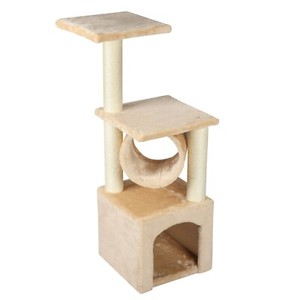 Deluxe Cat Tree Condo Meubles Craquage poste, 12" x 12" x 35"