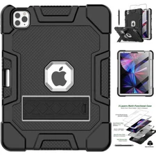 For iPad Pro 11 inch 4th/3rd/2nd Gen(2022/2021) Case Heavy Duty Shockproof Cover