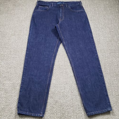 PATAGONIA Jeans Mens 35x32 Blue Iron Clad Straigh… - image 1