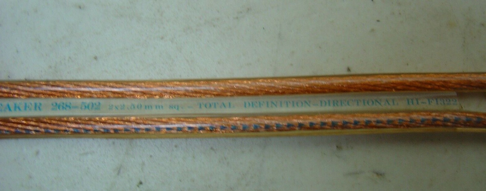 Van Damme High Definition Speaker Cable. Directional LCOFC. 2.5mm sq