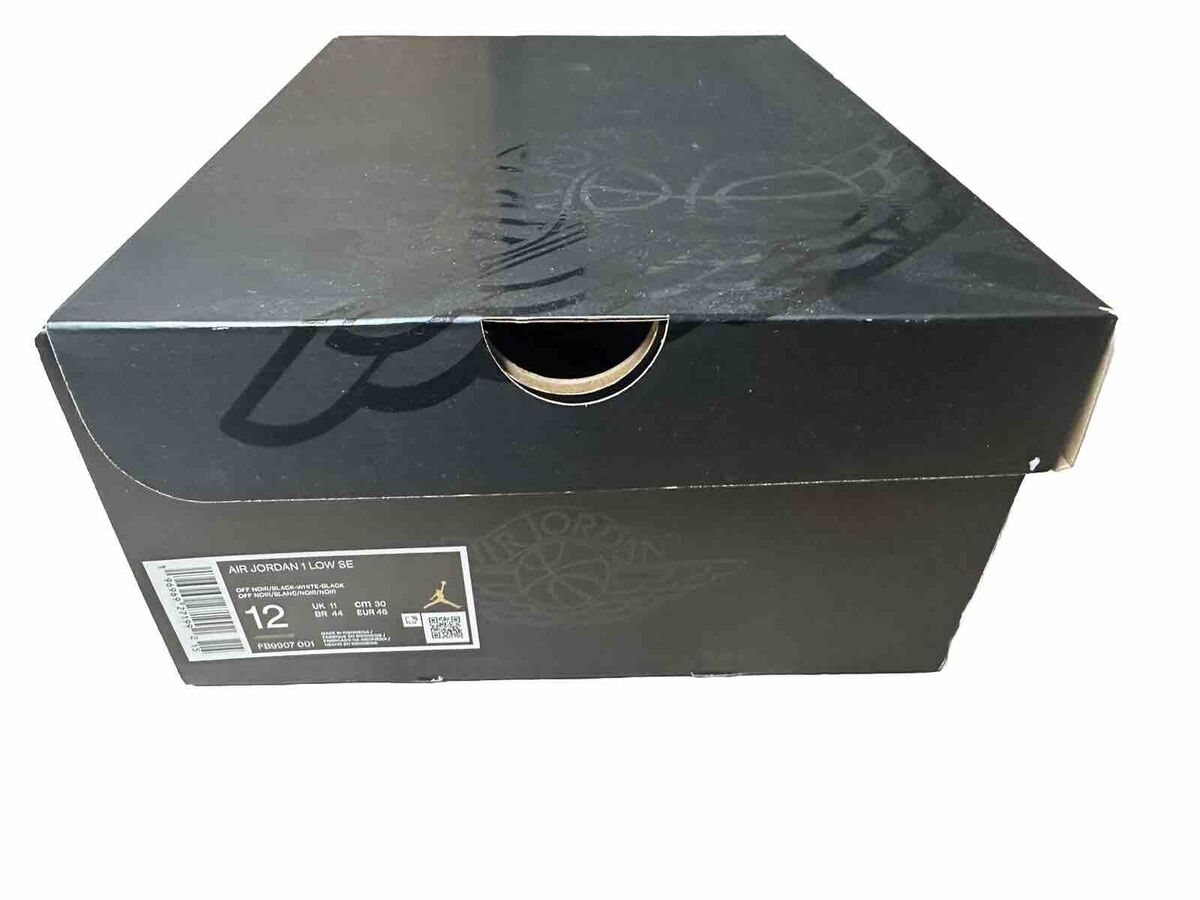Nike Air Jordan 1 Low SE Empty Box Size 12 Replacement Box Nike Air Jordan 1 Low SE Empty Box Size 12 Replacement Box