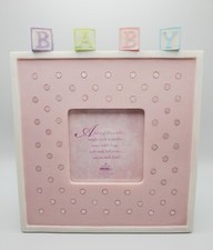 Hallmark Studio B Baby Girl Pink Block 3" x 3" Photo Frame