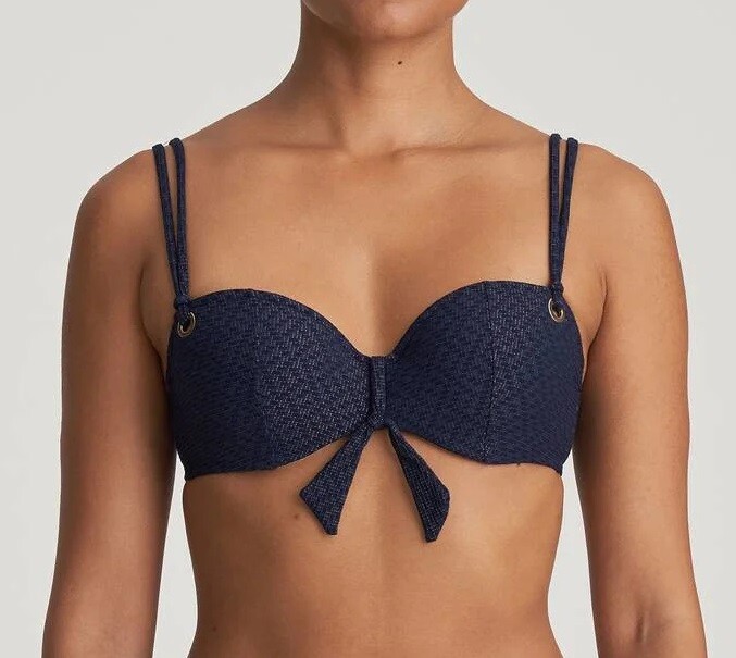 Marie Jo Swim Valentina Top Bikini Copas Acolchadas Azul (NP 89,90)
