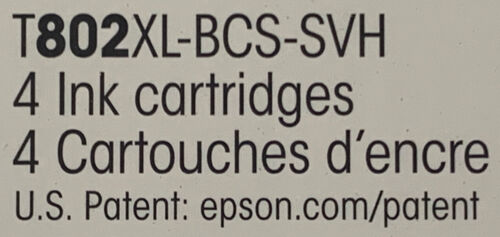 Epson 802XL Schwarz & Epson 802 Cyan Magenta Gelb Tintenset T802XL-BCS Ablaufdatum 2026+ - Bild 3 von 12