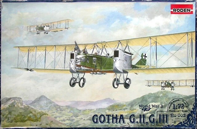 Roden 002 1:72nd scale Gotha G.II/G.III World War I