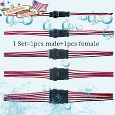 2/3/4/6-Pin Way Car Waterproof Male Female Electrical 18AWG Wire Connector Plug