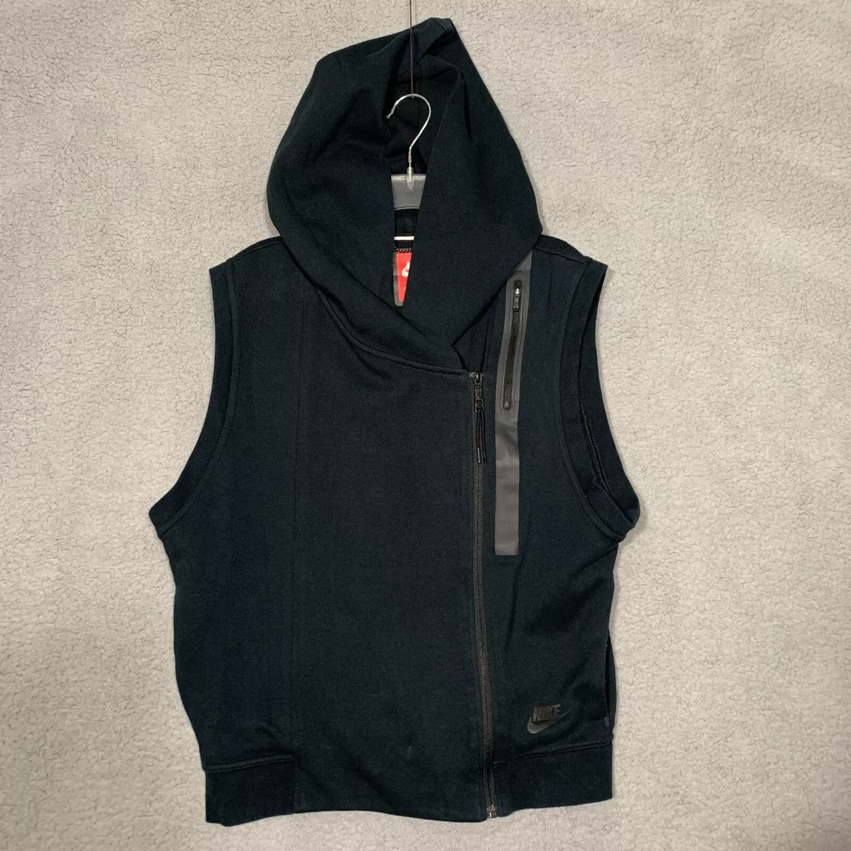 Tech fleece vest zwart sales