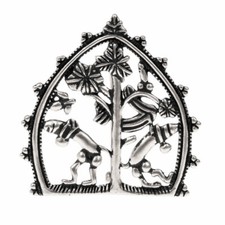 Mittelalter Pilgerzeichen "Greenery" - Brosche medieval Pilgrim sign badge