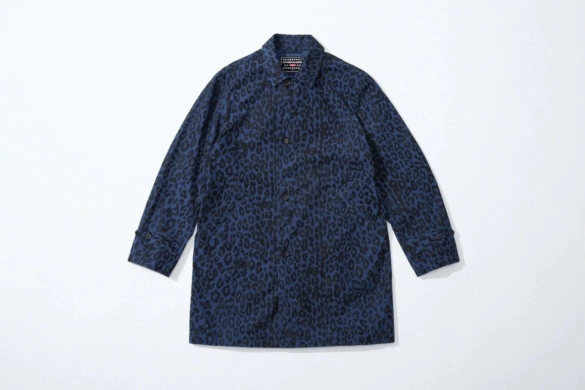 Trench léopard bleu glamour hystérique Supreme X taille S 