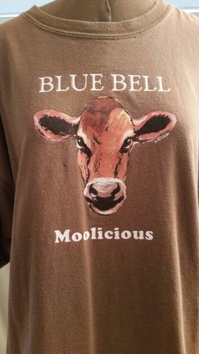 Vintage Blue Bell Brown Cow T-Shirt 
