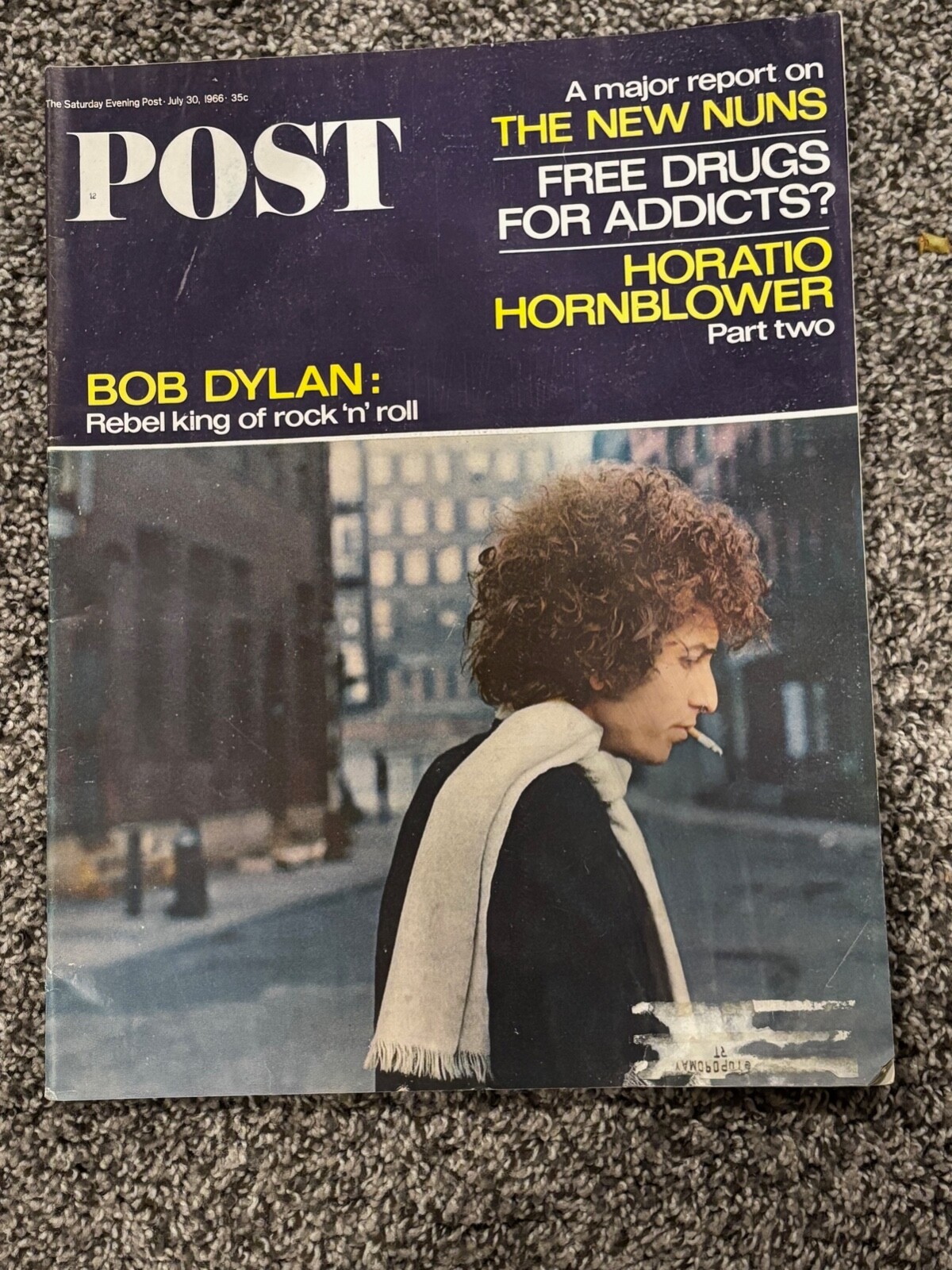 1966 Saturday Evening Post ~ BOB DYLAN