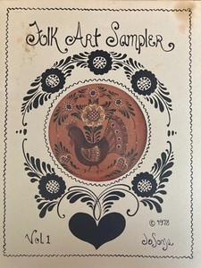 Vintage Jo Sonja Jansen Tole Painting Book Folk Art Sampler - Vol. II (2) 1979