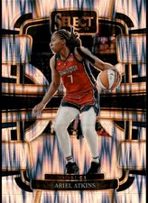 2024 Panini Select WNBA Silver Flash Prizms Ariel Atkins Washington Mystics