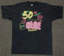 Vintage 50th Over The Hill XL Black Vintage T-Shirt 