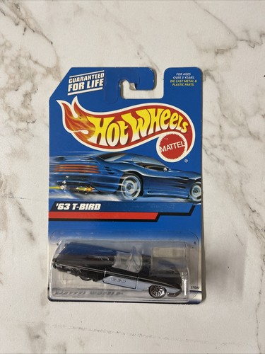 Hot Wheels 1963 Ford Thunderbird Charcoal – 1:64 Scale Die-Cast Collector Car (Mattel #2000-130) - View #5