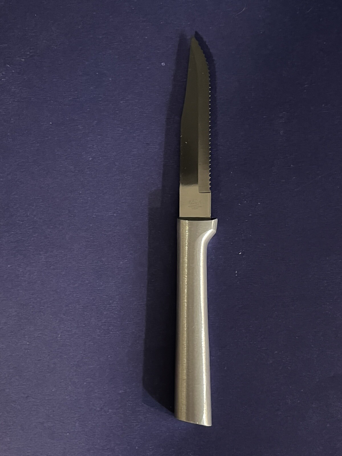 Rada Cutlery Serrated Steak Knife R105 Silver Handle Stainless eBay