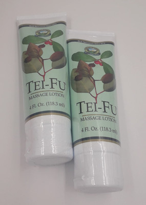 2 Original Nature's Sunshine Tei-Fu Massage Lotion - 4 oz / 118.3 ml