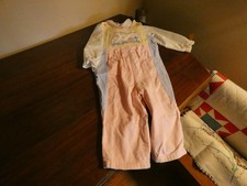 Corduroy Toddler Romper Vintage Philippines Embroidered Hot Air Balloon 18 Month