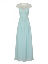 CHI CHI London Embellished Sleeves Maxi Occasion Party Evening Dress  14 Mint