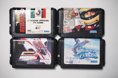 Sega Mega Drive Super Monaco GP II Super League Fastest 1 Striker MD games lot