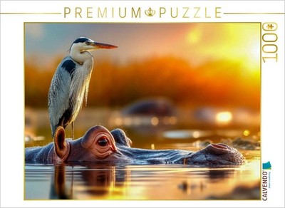 CALVENDO Puzzle Eine Symbiose zum Tagesende - welch ein Naturschauspiel | 1000 T