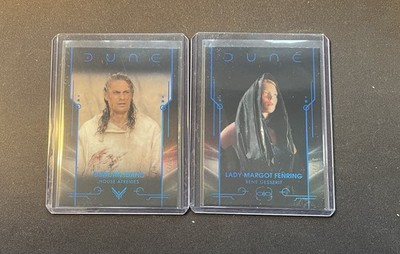 Topps Chrome Dune LOT Duncan Idaho / Lady Margot Fenring Blue Refractor /75