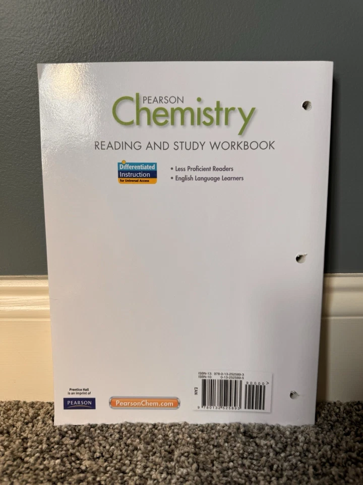 Pearson Chemistry Reading And Study Workbook Teacher’s Edition Paperback NEW - Image 2 of 4