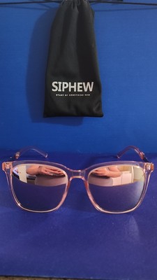 Siphew Polarized Sunglasses For Woman Square, Pink Pre-owned
