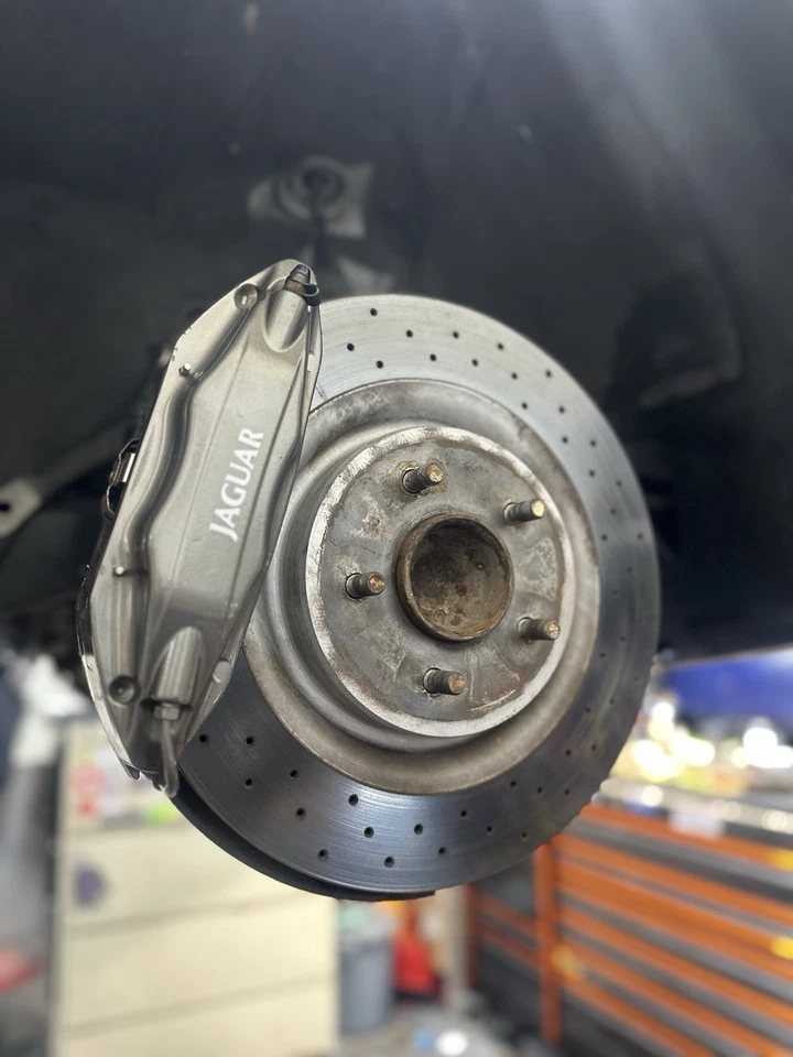 Drilled Rotors 2003 Jaguar XJR (brembo Big Brakes)  Used Rotors But Usable - Image 2 of 3