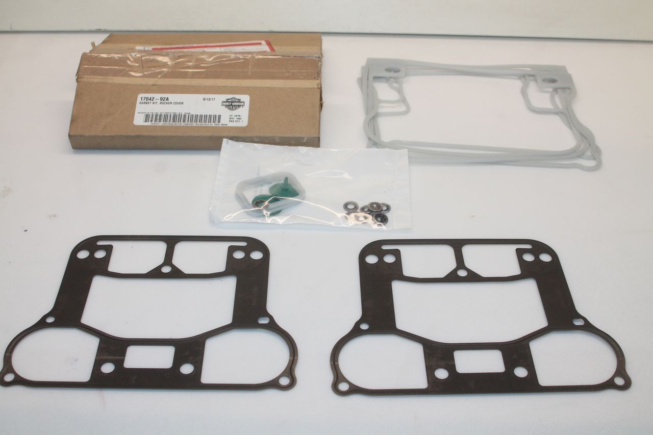 Kit joints caches culbuteurs Harley Davidson 17042-92A solution pour moteur gras et fuites