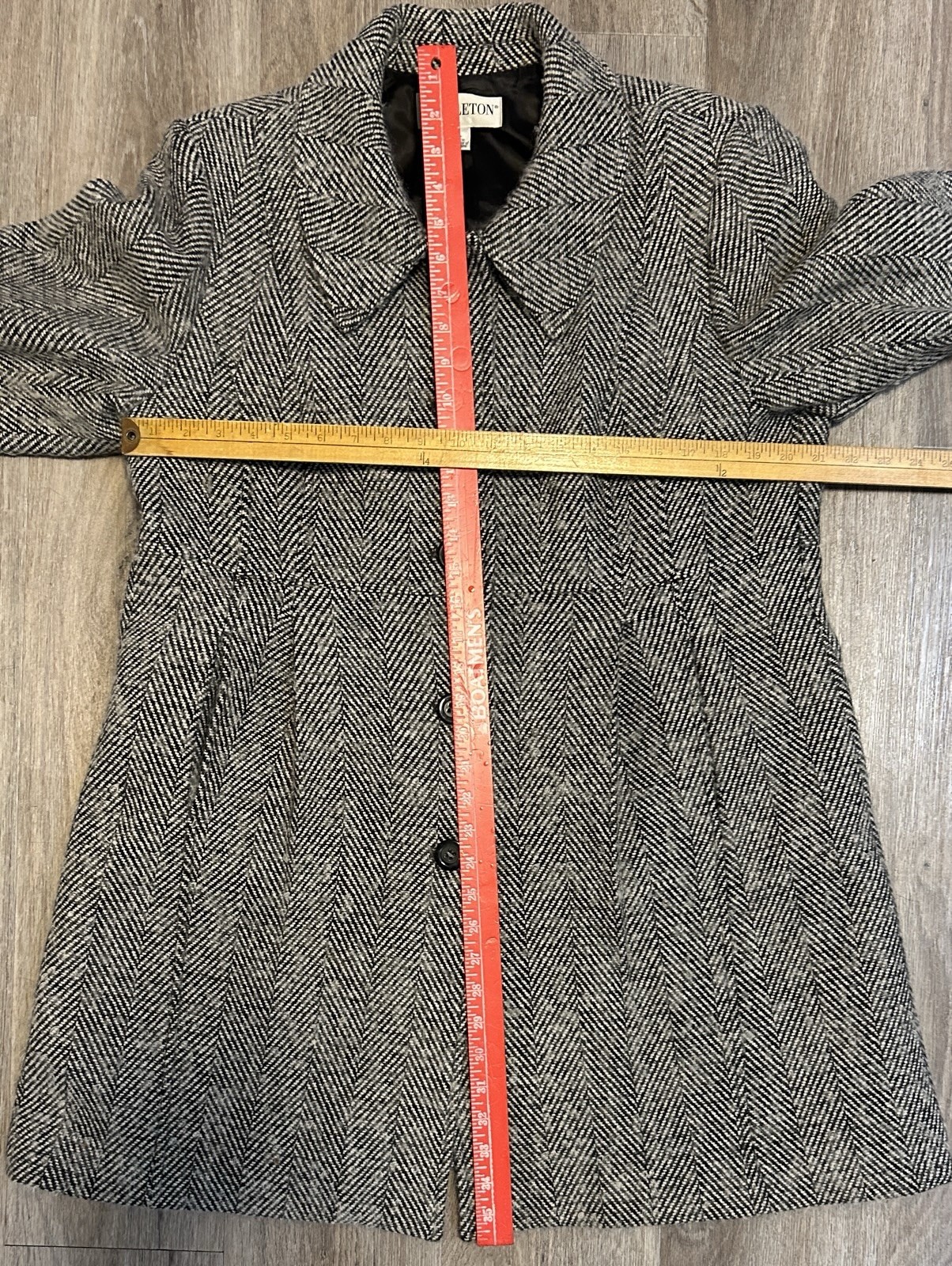 Women’s Pendleton Gray Wool Button Up Swing Style… - image 9