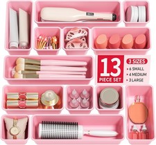 13 Pa Plastic Der Organizers Set, 3 Sizes Desk Der