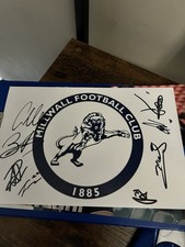 Hand Signed Millwall Crest 2026 Squad