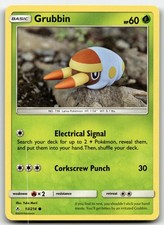 Grubbin 18/214 Unbroken Bonds Common Pokemon TCG [NM]