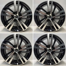 Genuine Audi Q5 SQ5 20” S-Line Alloy Wheels Refurbished Black Diamond Cut