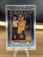 2021-22 Donruss Elite Anthony Davis Primary Colors Blue 80/99 #3