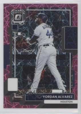 2022 Panini Donruss Optic Pink Velocity Prizm 114/249 Yordan Alvarez #135 10k8