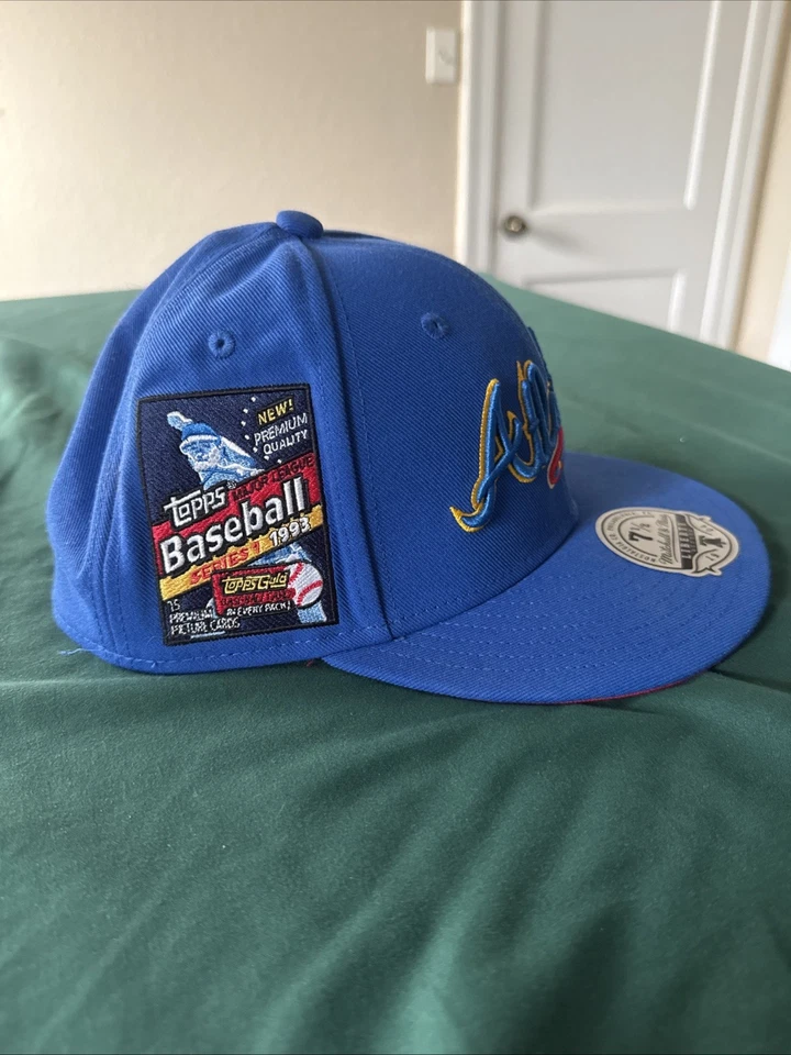 Atlanta Braves Baseball Hat - Limited Edition Topps x Mitchell & Ness - Image 2 of 4