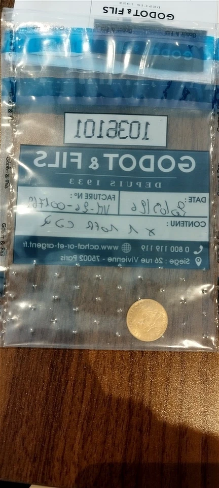 Pièce OR 10 Francs Coq Marianne - or 900 (2,90 g d'or fin) - France - Photo 3/4
