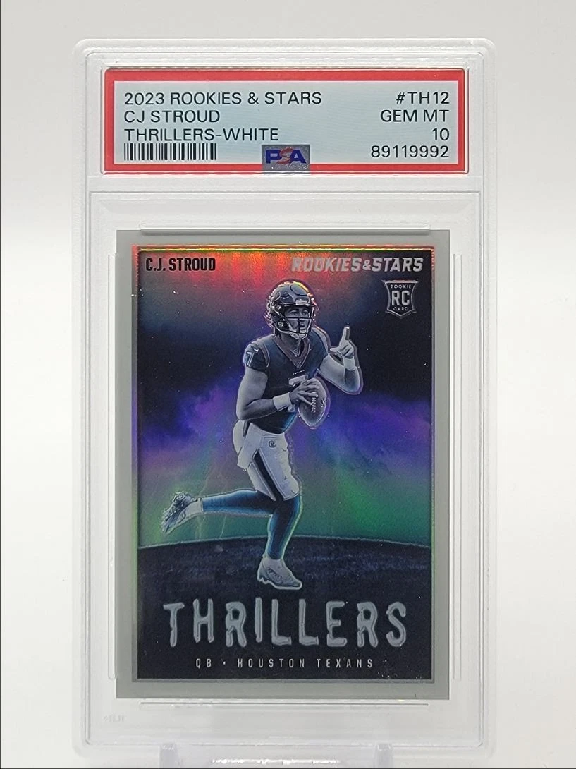 CJ Stroud Panini Rookies & Stars Thrillers #TH12 White