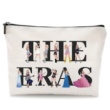Fywelixc Singer Makeup Bag, Music Lovers 9.84"W x 7.09"H x 2.95"D, Black