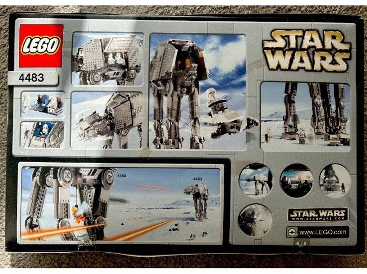 LEGO Star Wars AT-AT Walker 4483 black box NEW sealed vintage rare