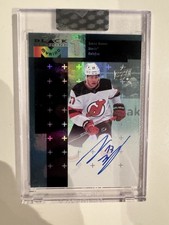 2023-24 Upper Deck Black Diamond Myriad Clear Cut Auto Simon Nemec Rookie RC