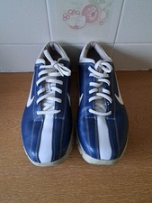 Nike Schuhe Damen UK 5 Air Max Giddy Up Golf Spikes Sneaker 307422 blau/weiß