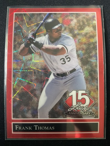 Frank Thomas 2025 Leaf National 15th Anniversary 1992 Retro Red Lazer #3/3